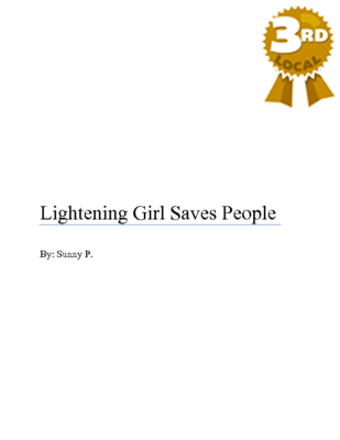 Lightening Girl Saves People by Sunny P.