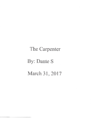 The Carpenterby Dante S.