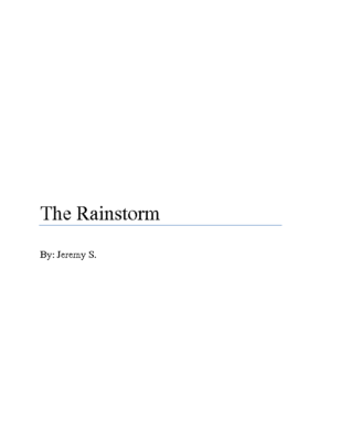 The Rainstormby Jeremy S.