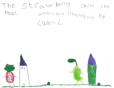 The Strawberry and the Pear by Caden C.