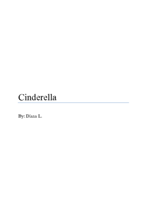 Cinderellaby Diana L.