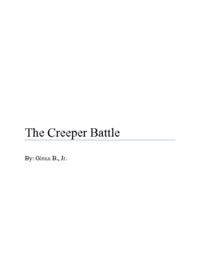 The Creeper Battleby Glenn B.