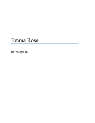 Emma Rose by Maggie H.