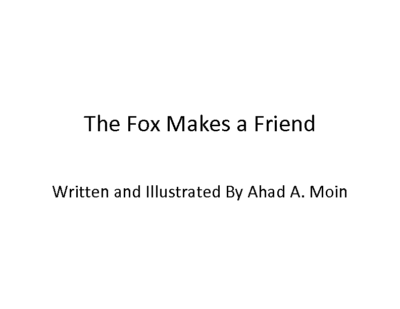 Rox Makes A Friend by Ahad A-M