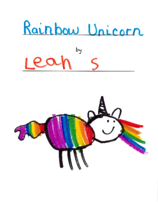 Rainbow Unicorn by Leah S.