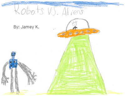 Robots vs. Aliens by Jamey K.