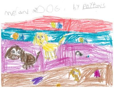 Me and My Dog by Peyton S.