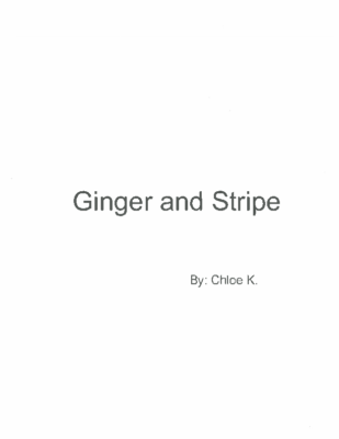 Ginger and Stripe by Chloe K.
