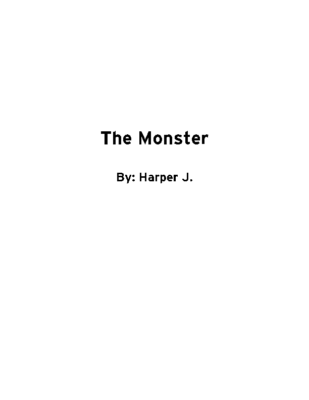 The Monster by Harper J.