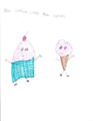 How Cotton Candy Made Cupcake by Gwen C.