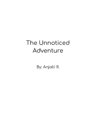 The Unnoticed Adventure by Anjalii R.