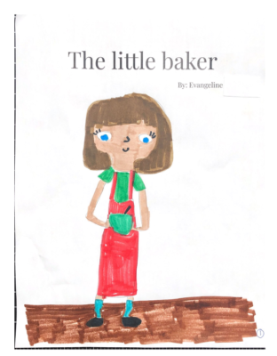 The little baker  by Evangeline E.