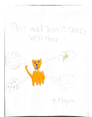 Tipsy and Texas’s crazy weather  by Mayra G.