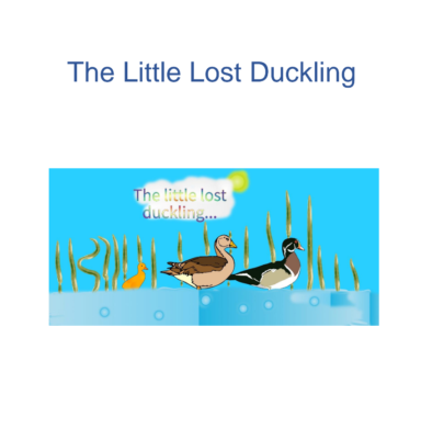 The Little Lost Duckling  by Aanshi T.