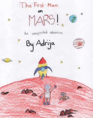 The First Man on Mars  by Adrija S.