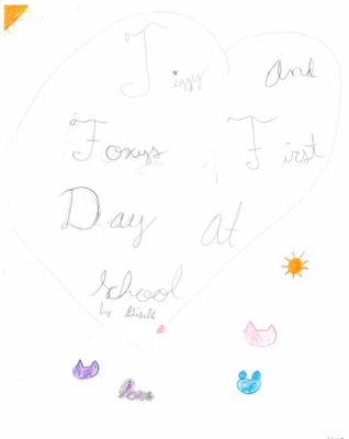 Tiny and Foxy’s First Day at School  by Giselle C.