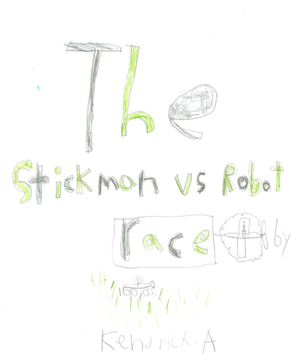The Stickman vs. Robot  by Kendrick A.