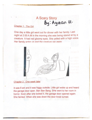 A Scary Story  by Ayaan H.